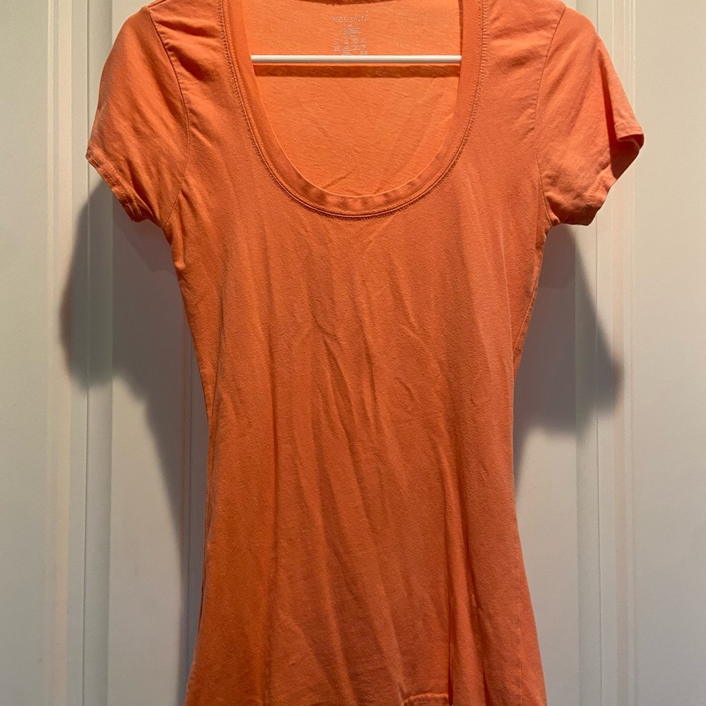 Wet Seal Orange Short Sleeve Tee